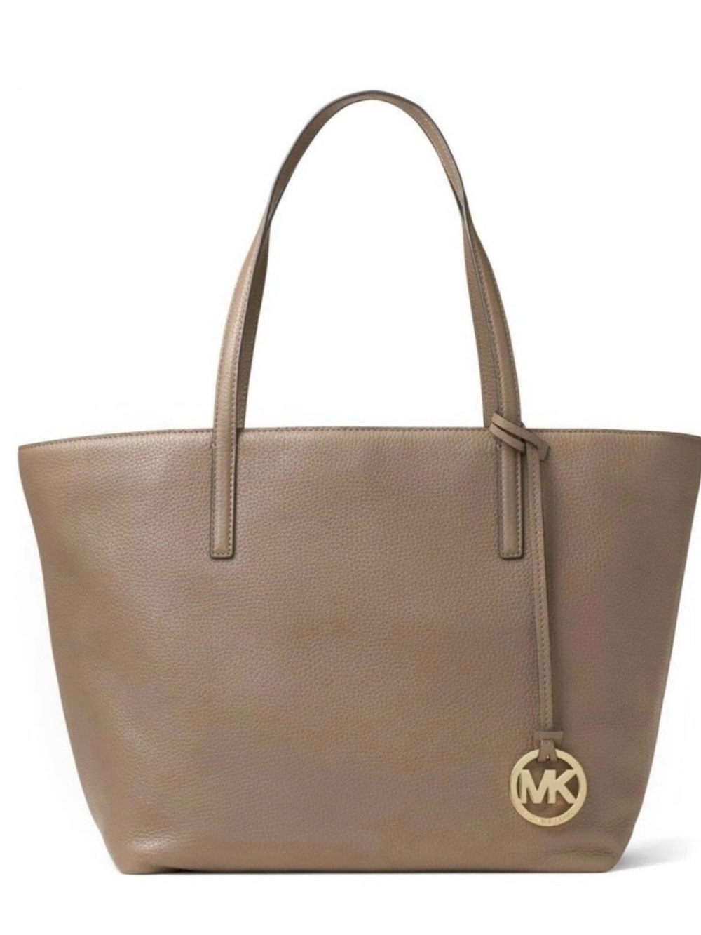 MICHAEL MICHAEL KORS Izzy
Large Leather Tote (Dark Dune)